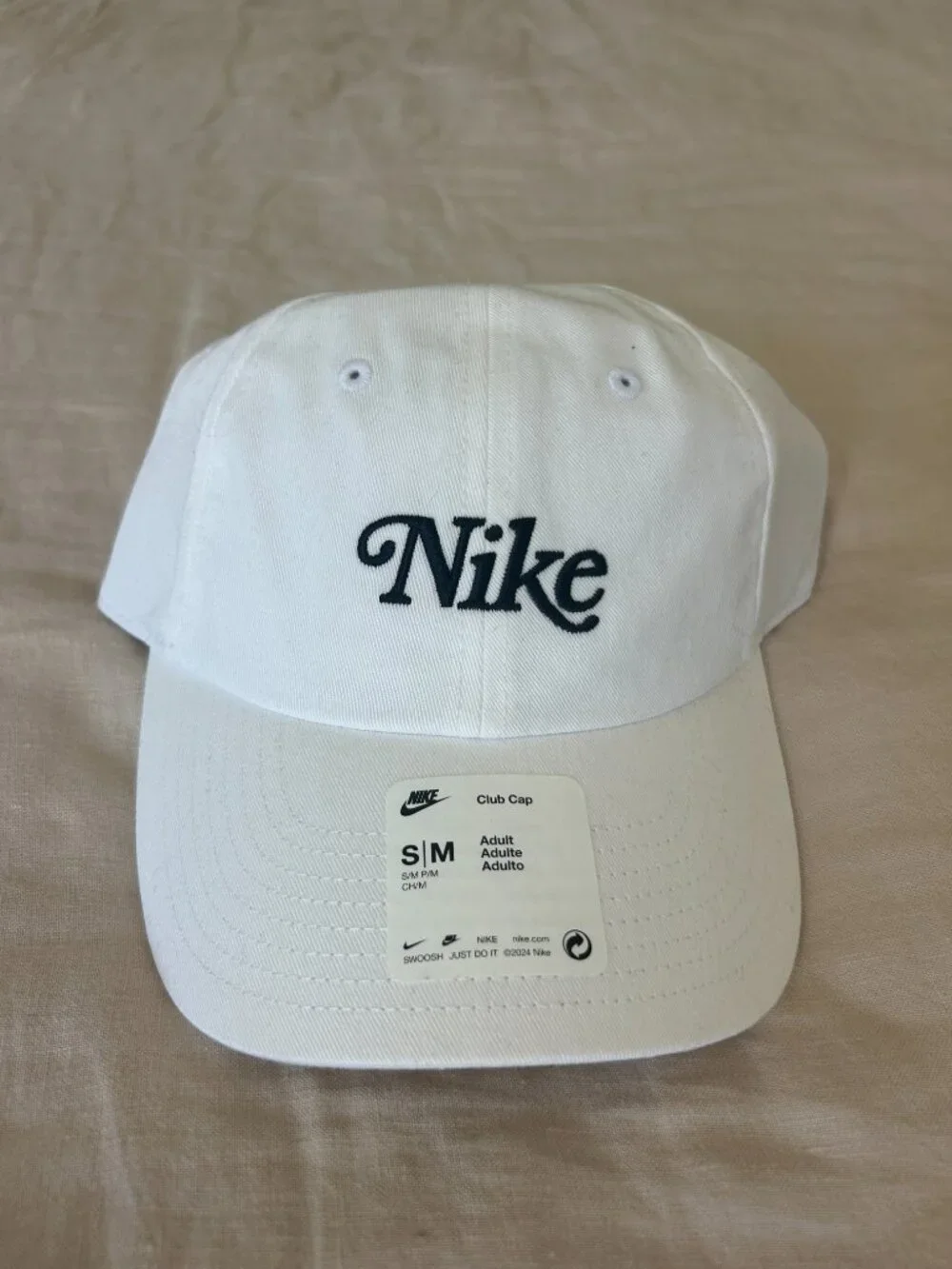 NWT Nike Club Cap with Retro Font Logo